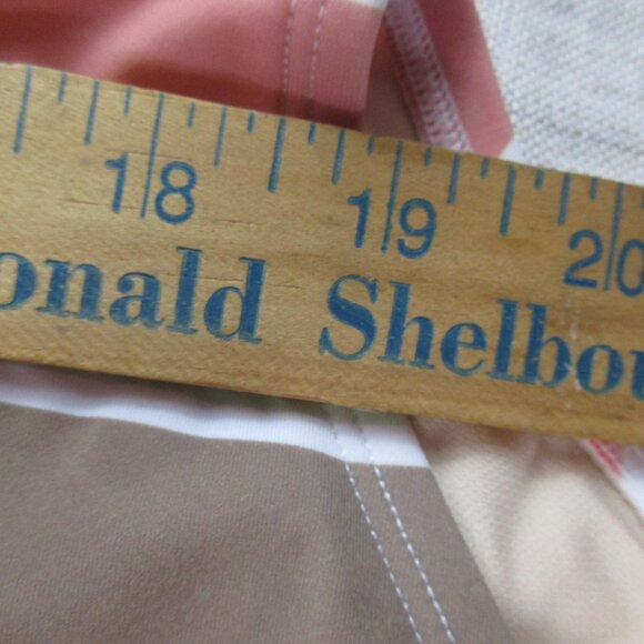 Kona Sol One Piece Swimsuit Womens Medium Multi Stripe Coverage Adjustable Strap - Picture 11 of 11